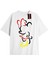 Tarzsokak Unique Kadın Beyaz Sırt Baskılı Mickey Mouse T-Shirtkod 90 1