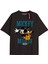 Tarzsokak Unique Kadın Siyah Sırt Baskılı Mickey Mouse T-Shirtkod 29 1