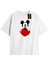 Unique Kadın Beyaz Sırt Baskılı Mickey Mouse T-Shirtkod 22 1