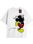 Unique Kadın Beyaz Sırt Baskılı Mickey Mouse T-Shirtkod 26 1