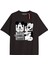 Unique Kadın Siyah Sırt Baskılı Mickey Mouse T-Shirtkod 23 1