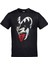 Siyah Kiss Hard Rock Müzik Grup Baskılı 1