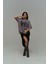 Tarzsokak Corset Boz Lila Oversize 5
