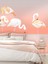 Flamingo Desenli Isı ve Ses Yalıtımlı Sağlıklı Tekstil Duvar Kağıdı 3