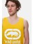 Wılber Sarı Sıfır Kol Baskılı Loose Fit Erkek Tshirt 2