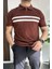 Erkek Çizgili Polo Yaka Tişört Şık ve Modern Stil 1