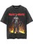 Tarzsokak Rock Serisi Iron Maiden Baskılı Unisex Oversize 1