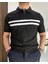 Erkek Çizgili Polo Yaka Tişört Şık ve Modern Stil 1