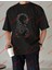 Akrep Baskılı Tshirt Siyah 3