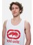 Wılber Beyaz Sıfır Kol Baskılı Loose Fit Erkek Tshirt 2