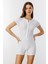 Fitilli Kısa Kollu Kısa Tulum Short Romper Kısakol-Tulum 3