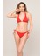 Aquaviva Kadın Kırmızı Yanı Ipli Üçgen String Bikini Takımı 1