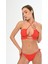 Aquaviva Kadın Kırmızı Çapraz Ipli Barbara Dekolte Bikini Takımı 3