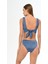 Aquaviva Kadın Indigo Sırt Bağcıklı Bralet Bikini Takımı 4