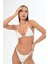 Aquaviva Kadın Beyaz Üçgen Ella String Bikini Takımı 3