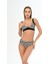 Aquaviva Kadın Siyah Ince Çizgili Ayar Askılı Marinella Bikini Takımı 1