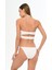 Aquaviva Kadın Beyaz Çapraz Ipli Barbara Dekolte Bikini Takımı 4