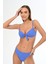 Aquaviva Kadın Mavi Fiyonklu Tayvan Kaplı Bikini Takımı 2