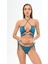 Aquaviva Kadın Fitilli Petrol Çapraz Ipli Barbara Dekolte Bikini Takımı 1