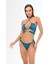 Aquaviva Kadın Fitilli Petrol Çapraz Ipli Barbara Dekolte Bikini Takımı 2