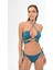 Aquaviva Kadın Fitilli Petrol Çapraz Ipli Barbara Dekolte Bikini Takımı 3