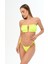 Aquaviva Kadın Neon Yeşil Luıza Straplez Sürgülü Brezılıan Fırfırlı Bikini Takımı 1