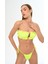 Aquaviva Kadın Neon Yeşil Luıza Straplez Sürgülü Brezılıan Fırfırlı Bikini Takımı 2
