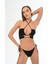 Aquaviva Kadın Siyah Çapraz Ipli Barbara Dekolte Bikini Takımı 2