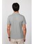 Erkek Slim Fit Dar Kesim %100 Pamuk Gri Polo Yaka Tişört 5