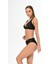 Aquaviva Kadın Siyah Çiçek Desen Ayar Askılı Marinella Bikini Takımı 3