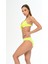 Aquaviva Kadın Neon Yeşil Fiyonklu Tayvan Kaplı Bikini Takımı 3