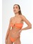 Aquaviva Kadın Turuncu Luıza Straplez Sürgülü Brezılıan Fırfırlı Bikini Takımı 1