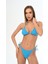 Aquaviva Kadın Mavi Üçgen Ella String Bikini Takımı 2