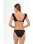 Aquaviva Kadın Siyah Fırfırlı Elizabeth Bikini Takımı 3
