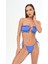 Aquaviva Kadın Mavi Luıza Straplez Sürgülü Brezılıan Fırfırlı Bikini Takımı 1