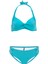 Aquaviva Kadın Mavi Violet Boyundan Baglı Bikini Takımı 1