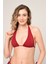 Aquaviva Kadın Bordo Yanı Ipli Üçgen String Bikini Takımı 5