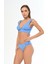 Aquaviva Kadın Mavi Sırt Bağcıklı Bralet Bikini Takımı 2