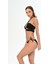 Aquaviva Kadın Siyah Fitilli Çapraz Ipli Barbara Dekolte Bikini Takımı 3