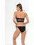 Aquaviva Kadın Siyah Fitilli Çapraz Ipli Barbara Dekolte Bikini Takımı 4