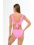 Aquaviva Kadın Pembe Sırt Bağcıklı Bralet Bikini Takımı 3