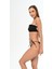 Aquaviva Kadın Siyah Luıza Straplez Sürgülü Brezılıan Fırfırlı Bikini Takımı 3