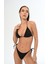Aquaviva Kadın Siyah Üçgen Ella String Bikini Takımı 2
