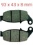 Apache Rtr 180 Arka Fren Disk Balatası 8 mm 1