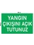 Metal Yangın Çıkışını Açık Tutunuz 20 x 30 cm A4 Büyüklüğünde Uyarı Levhası Yönlendirme Tabelası 1
