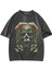 Tarzsokak Rock Serisi Metallica Skull Baskılı Unisex Oversize 1