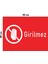 Metal Girilmez 20CM x 30CM A4 Büyüklüğünde Uyarı Levhası Yönlendirme Tabelası 1