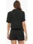 Celans Regular Fit Crop Boy Takma Kol Siyah Renk Kadın Ceket 4