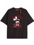 Unique Kadın Siyah Sırt Baskılı Mickey Mouse T-Shirtkod 75 1