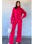 Crop Kazak Pantolon Triko Ikili Takım 2